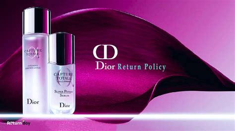 dior return policy perfume